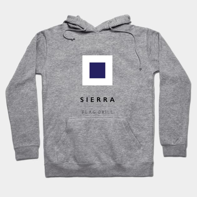 Sierra: ICS Flag Semaphore Hoodie by calebfaires